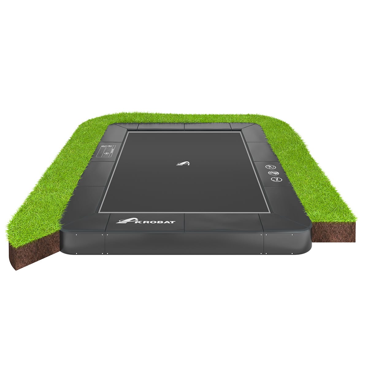 Akrobat Primus Flat 2 Primus Flat Rectangular Black