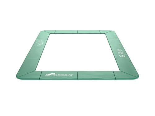 Akrobat_Pad_Orbit_Flat_Rectangular_Green Akrobat Frame Pad | Orbit | Flat