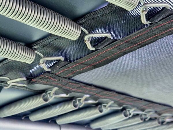 Akrobat_Mini Gym_Antracite_Close-up_Springs (1) Akrobat Minitramp 125 x 125 cm | Blue