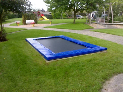 Rekrea Bouncer_Blue Trampoline Frame Pad for Elfje Rekrea Bouncer | 431 x 255 cm Extra