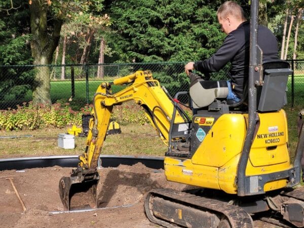 Trampoline Installation -Digger (5) Trampoline Installation Service Inground