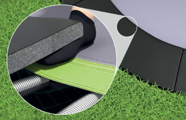 akrobat-Fußschutz Akrobat Orbit Flat 305x183 cm | Anthracite