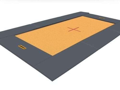 Jumping mat PVC ORANGE | Eurotramp | Ground Trampoline "Master" OUTDOOR